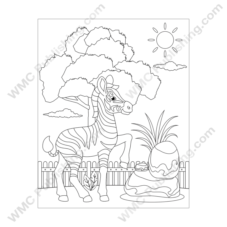 Zebra Coloring Pages