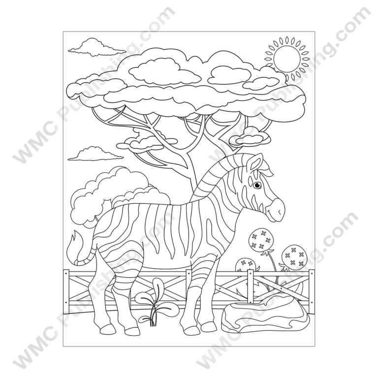 Zebra Coloring Pages
