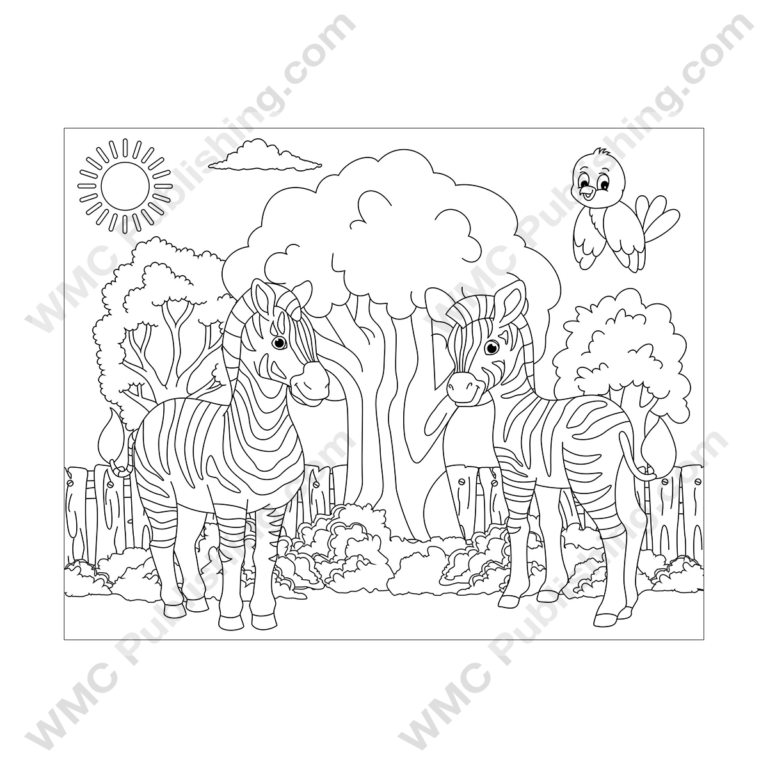 Zebra Coloring Pages