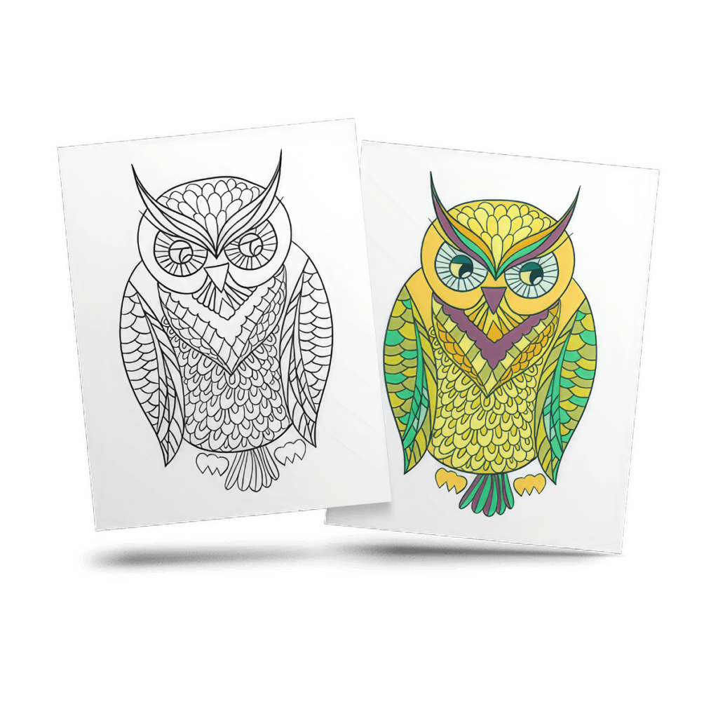 Free Animal Adult Coloring Page Sample 3