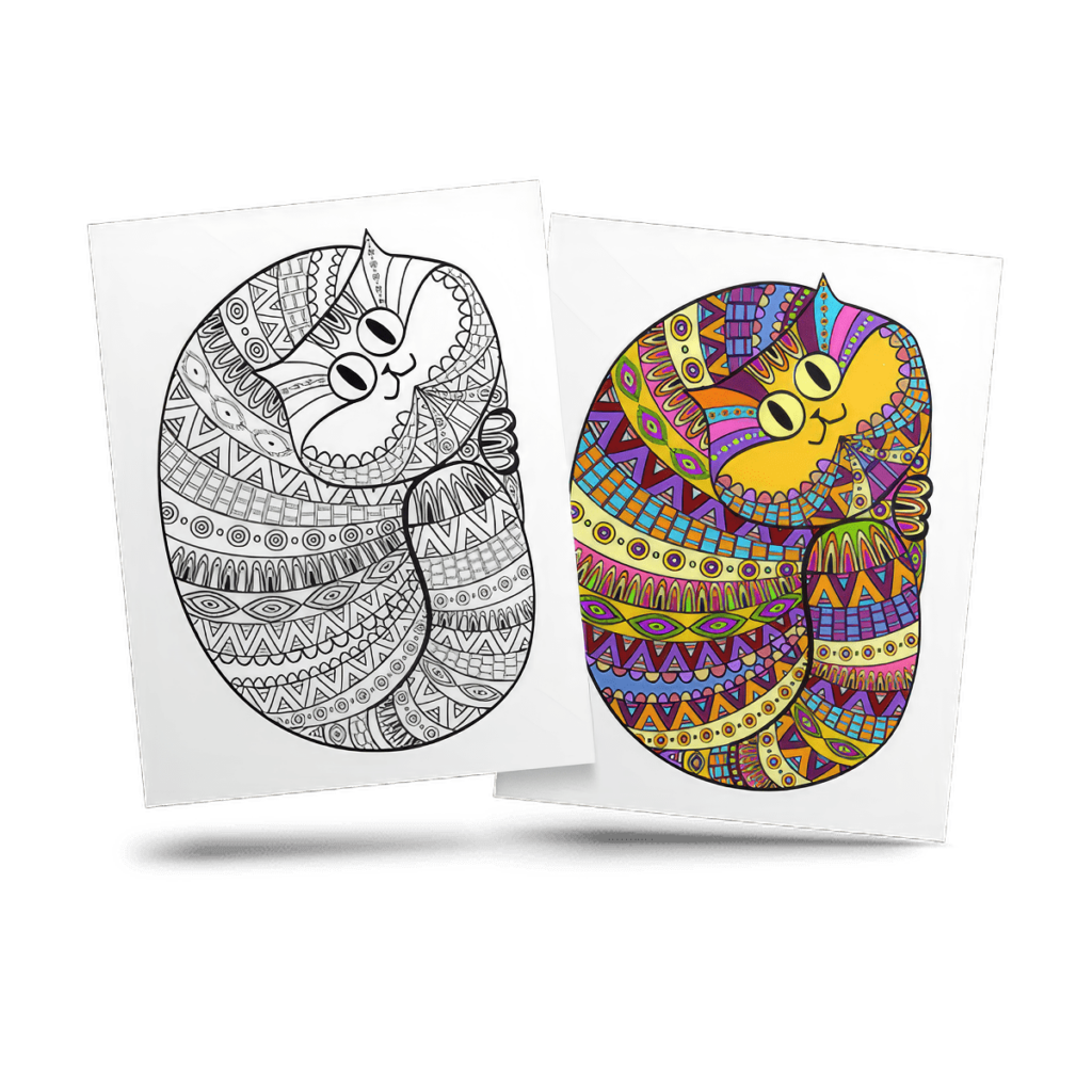 Free Animal Adult Coloring Page Sample 7