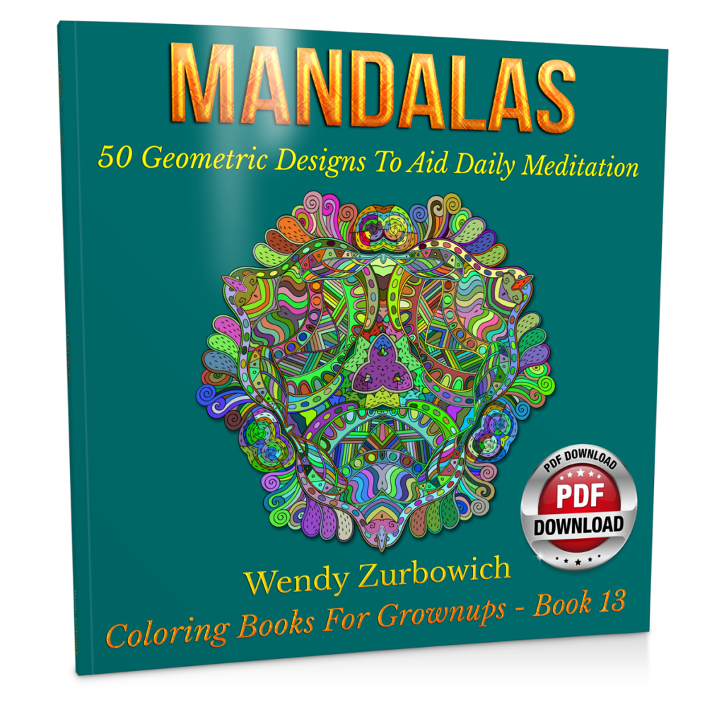 Mandalas - Coloring Books for Grownups - Book 13