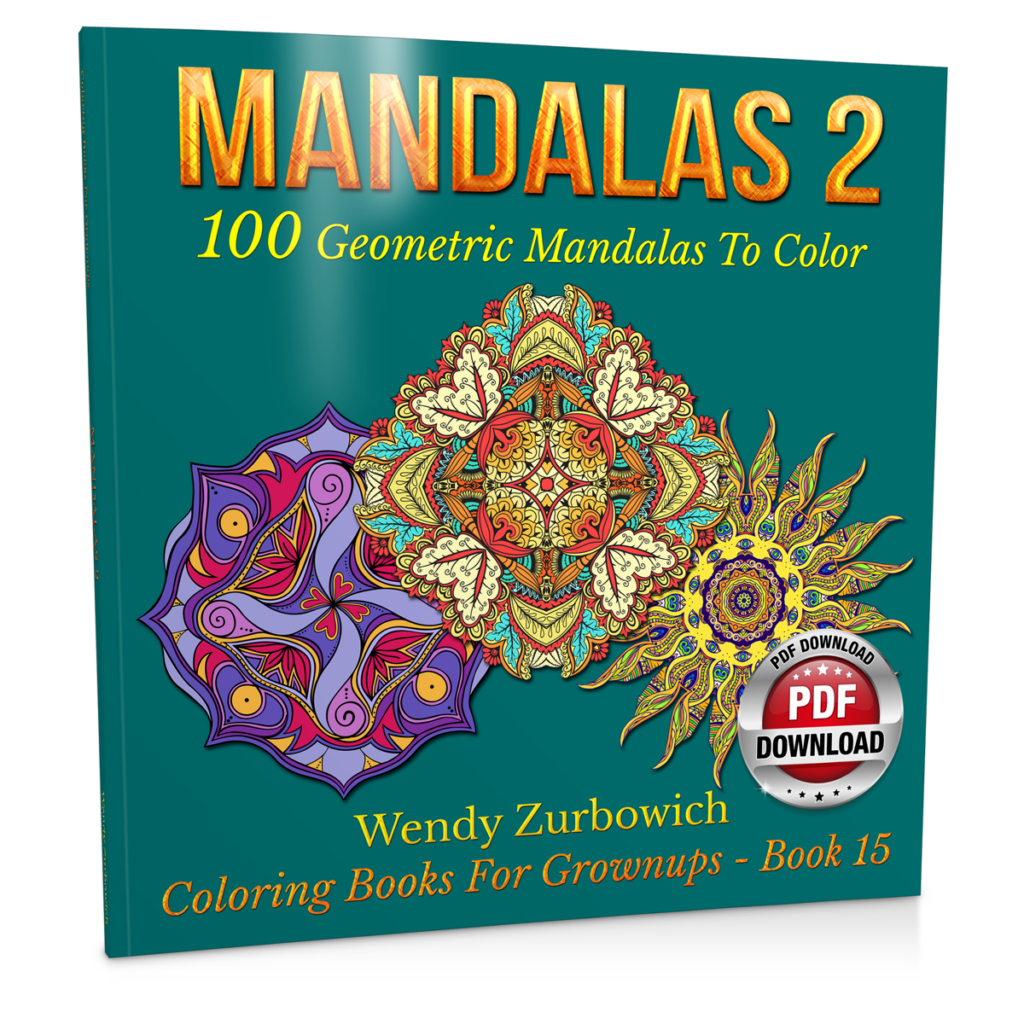 Mandalas 2 - Coloring Books for Grownups - Book 15