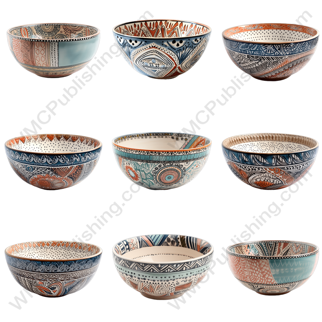 Bohemian Style Ceramic Bowls