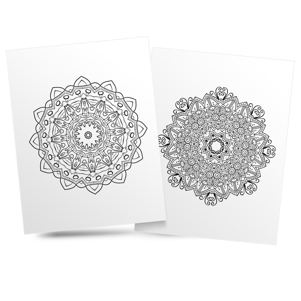 Mandala Circles Coloring Book
