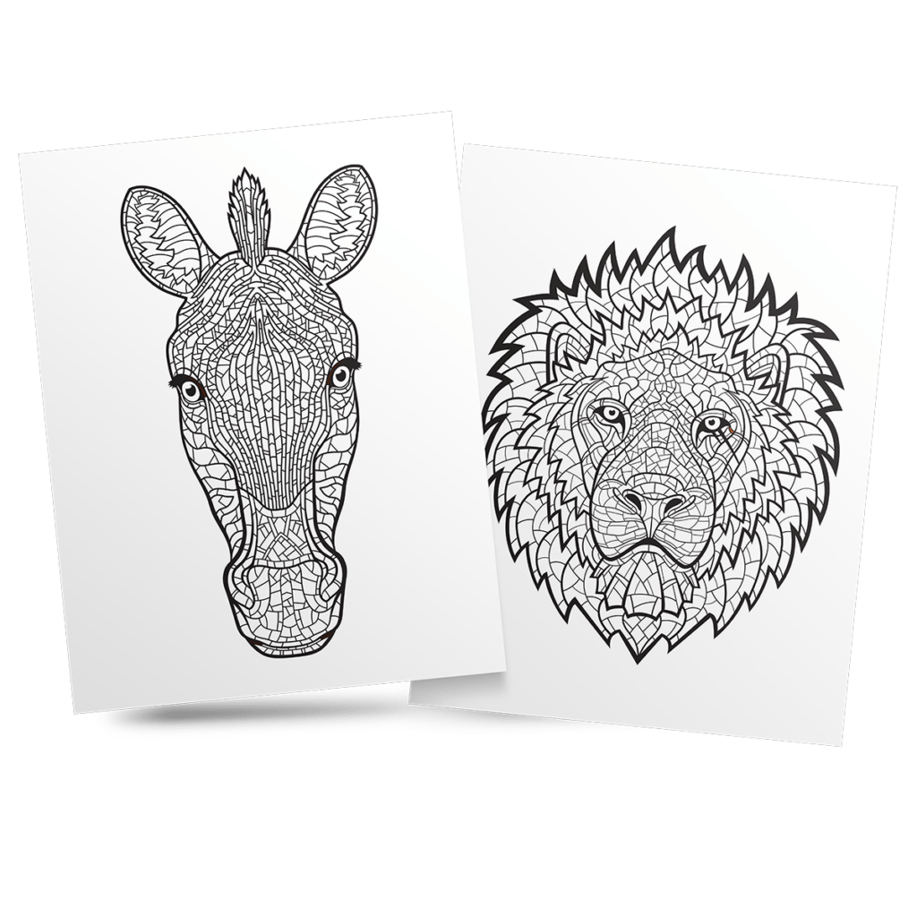 Animal Figures Coloring Book