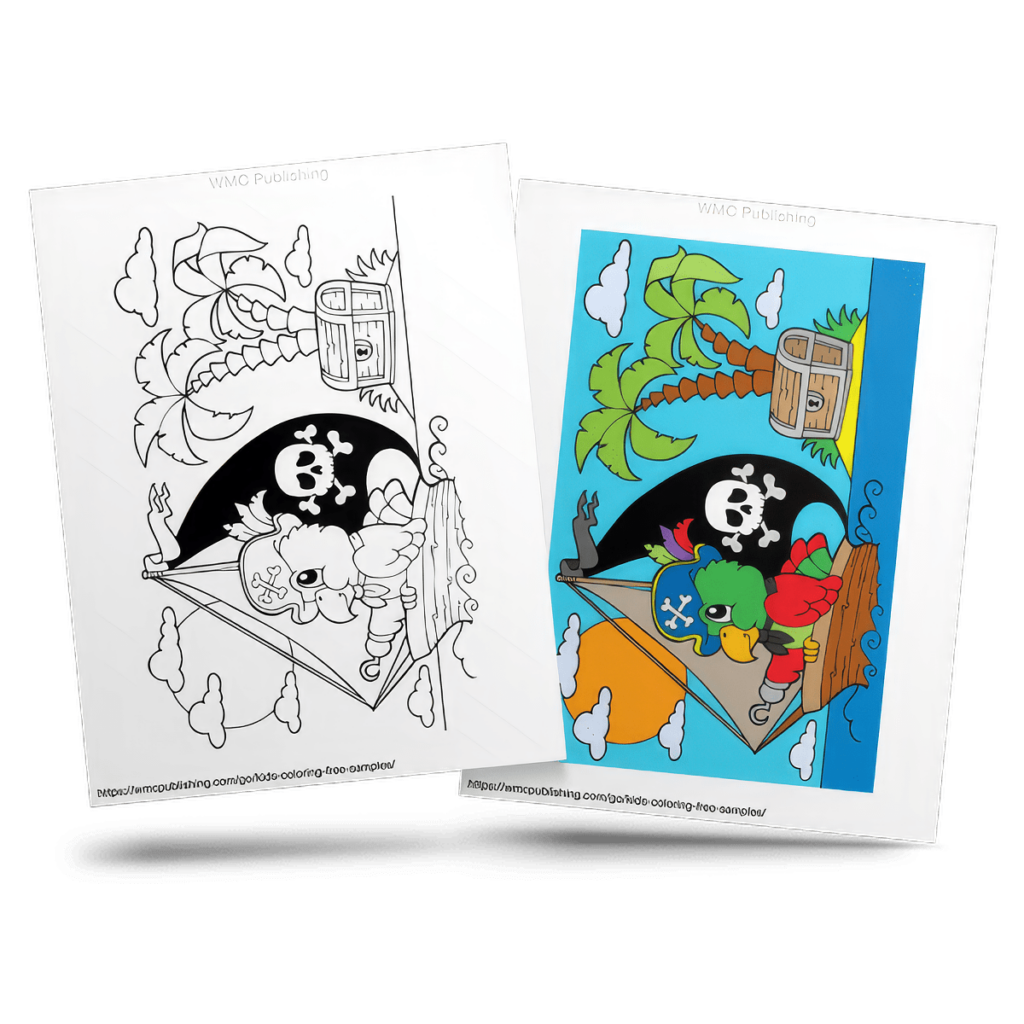 Free Pirates Kid's Coloring Page Sample 5
