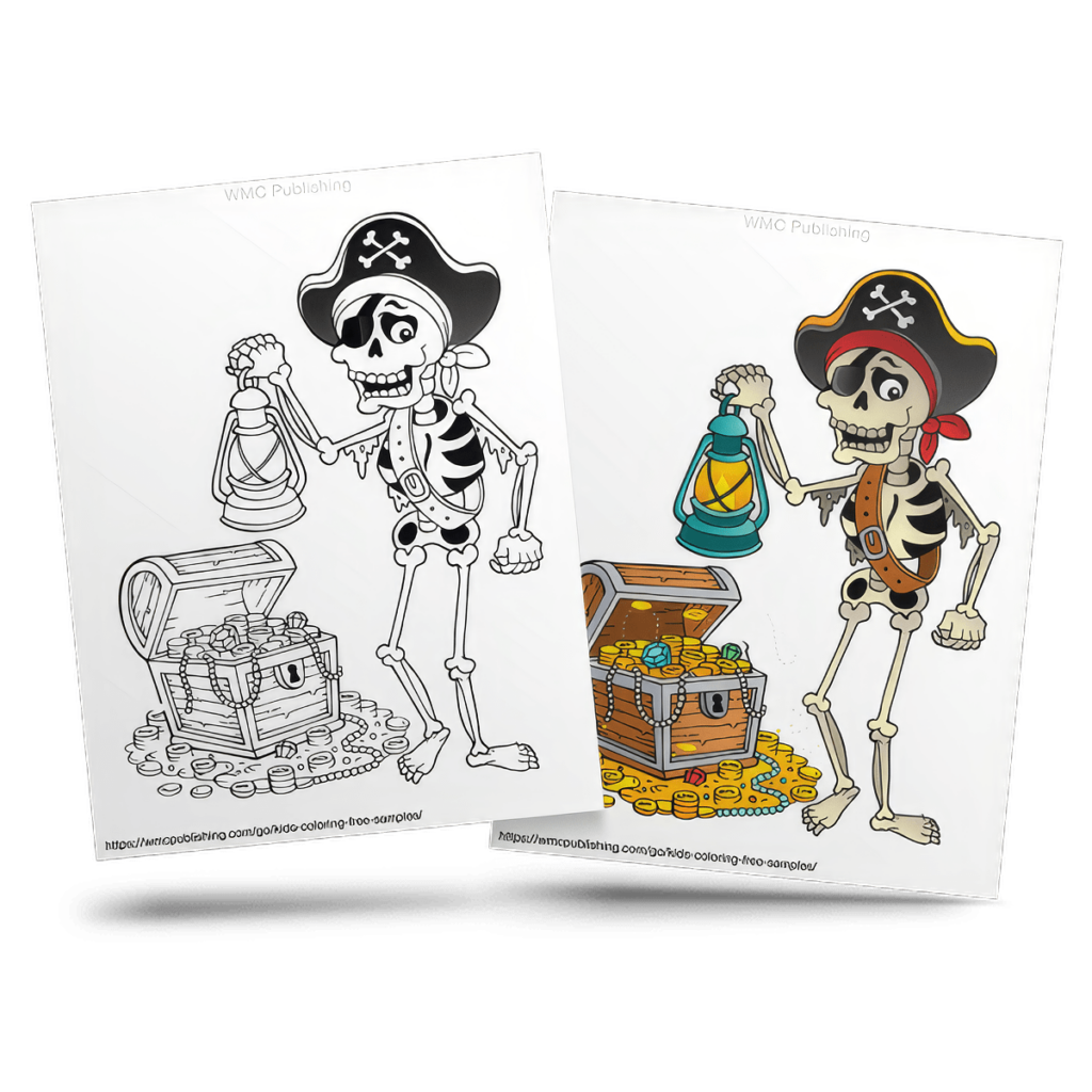 Free Pirates Kid's Coloring Page Sample 7