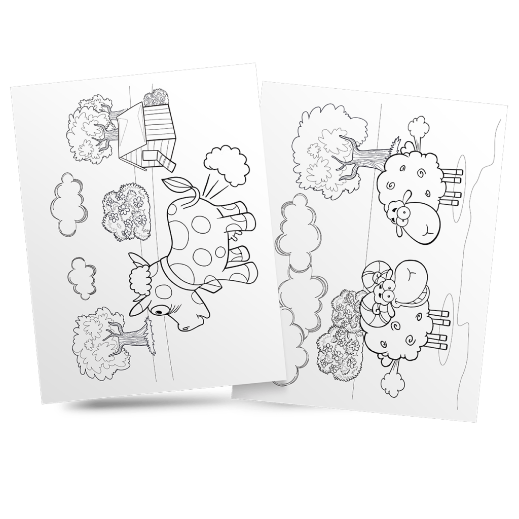 Farting Critters Coloring Book