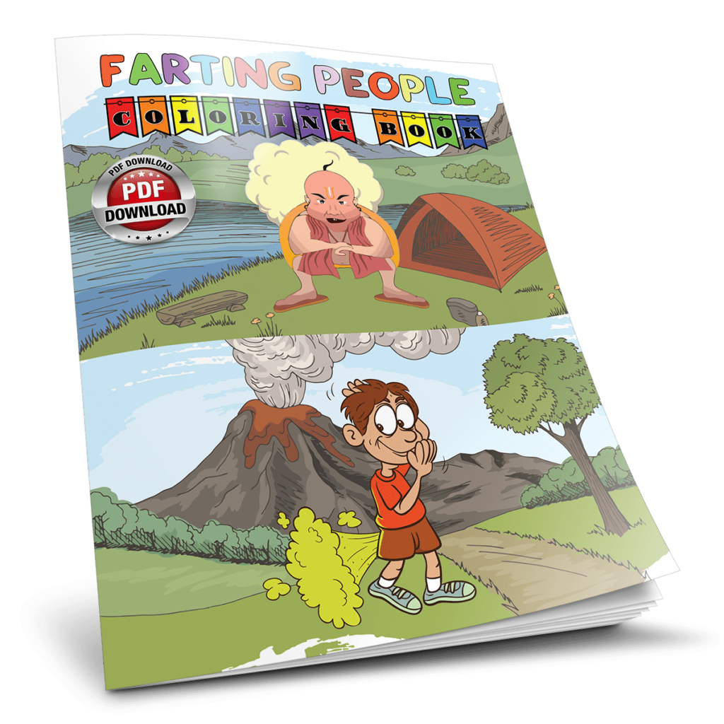 Farting People Coloring Book