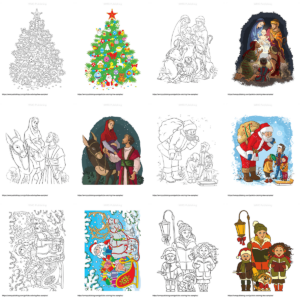 Free Christmas Kid's Coloring Pages