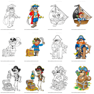 Free Pirates Kid's Coloring Pages