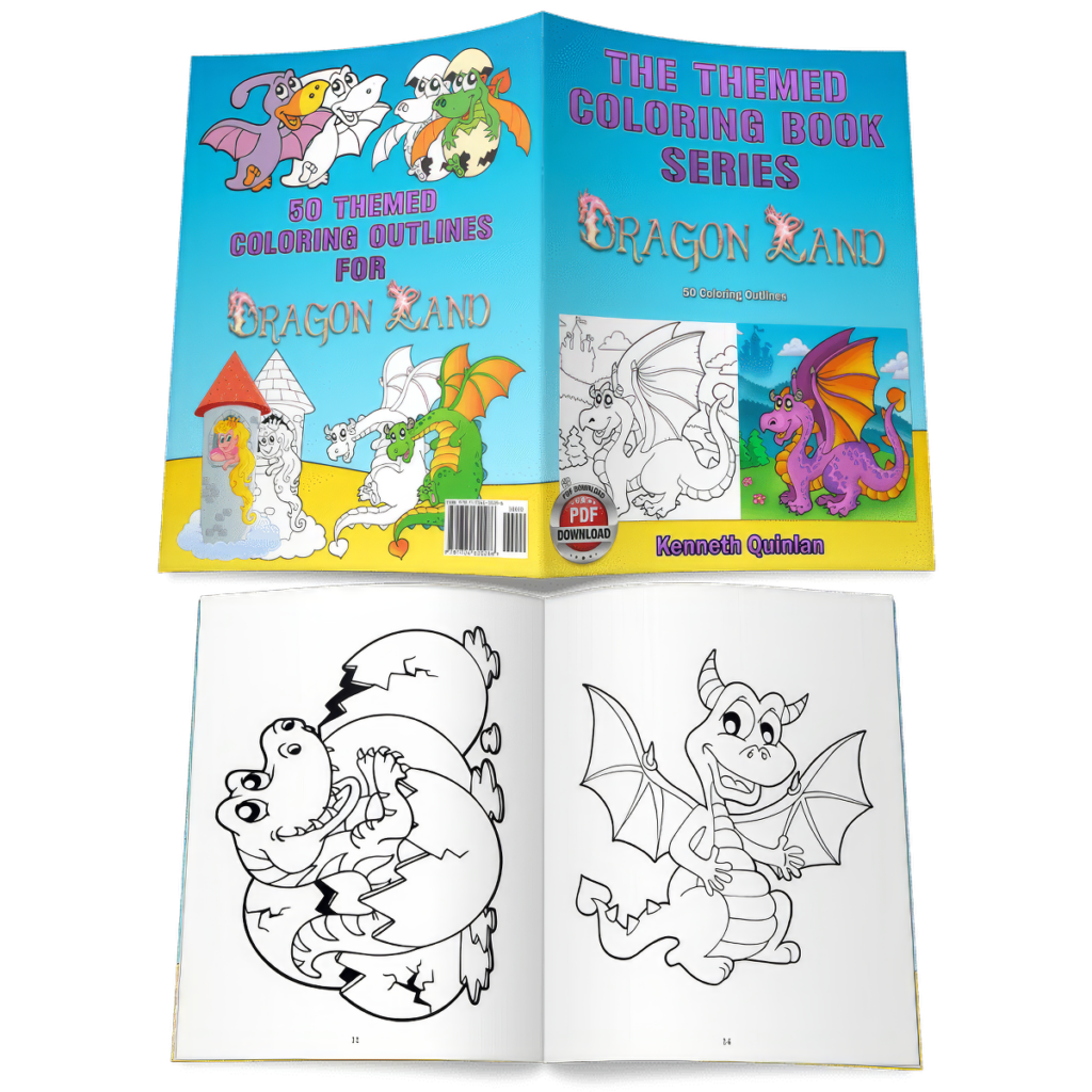 Dragonland Coloring Book