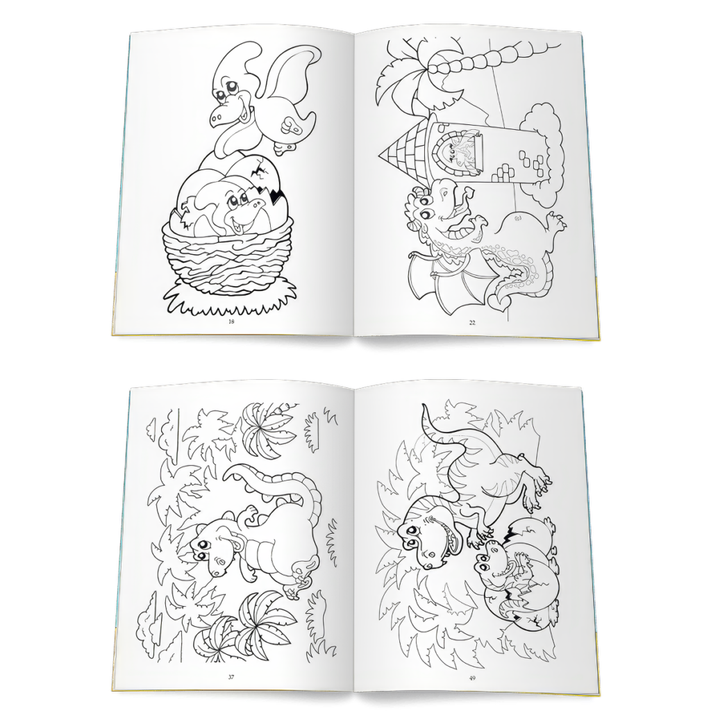 Dragonland Coloring Book