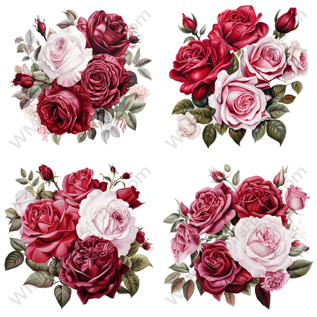 Rose Bouquet Set 1