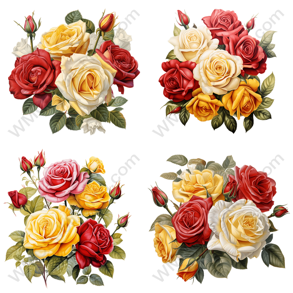 Rose Bouquet Set 2