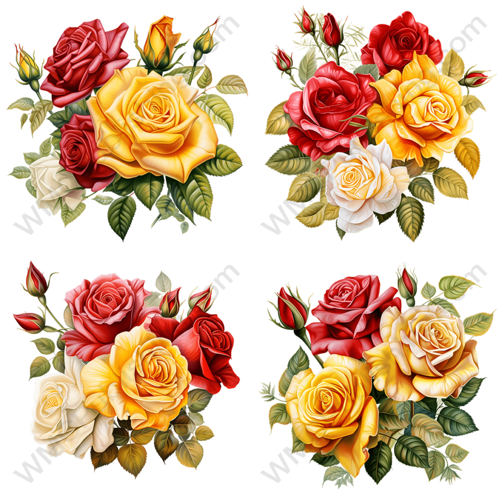 Rose Bouquet Set 2