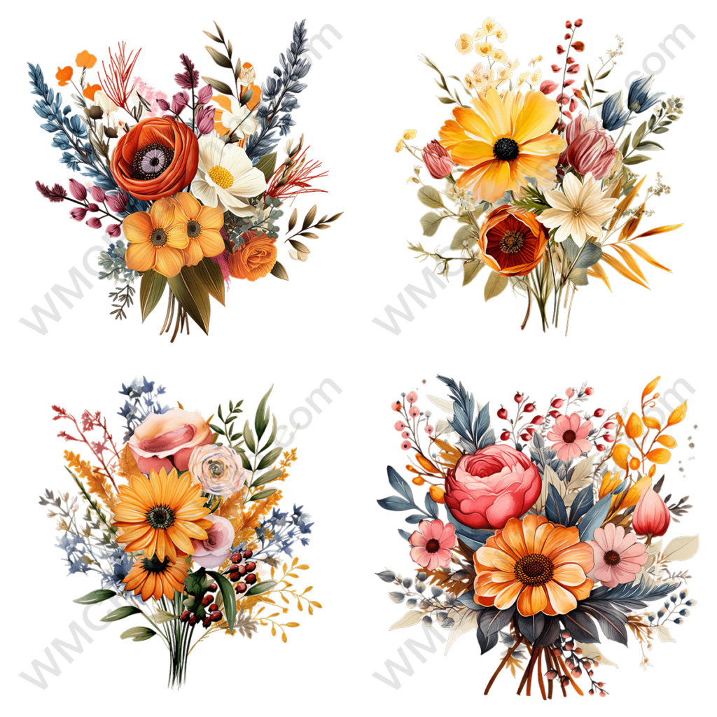 Wildflower Bouquet Set 2