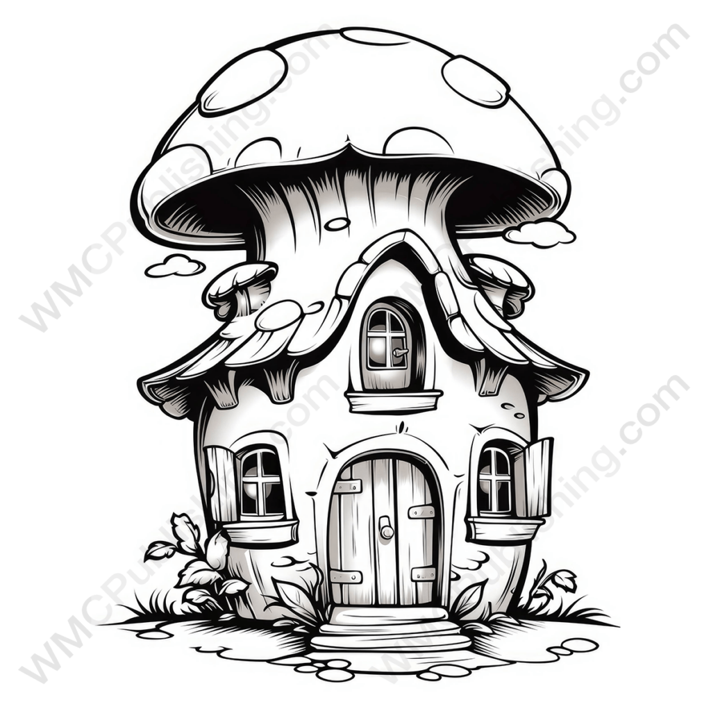Fairytale Mushroom House Set 2