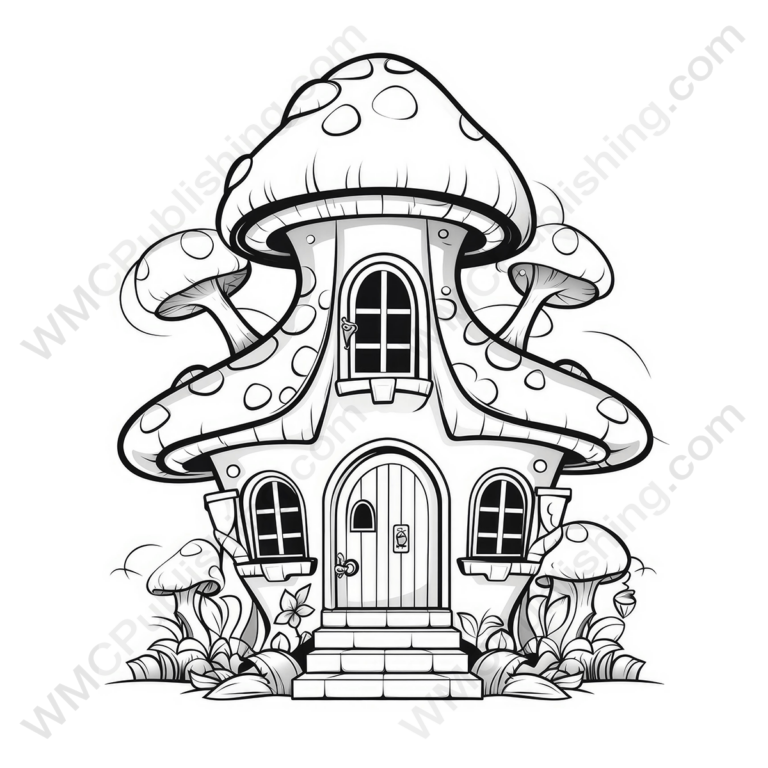 Fairytale Mushroom House Set 3