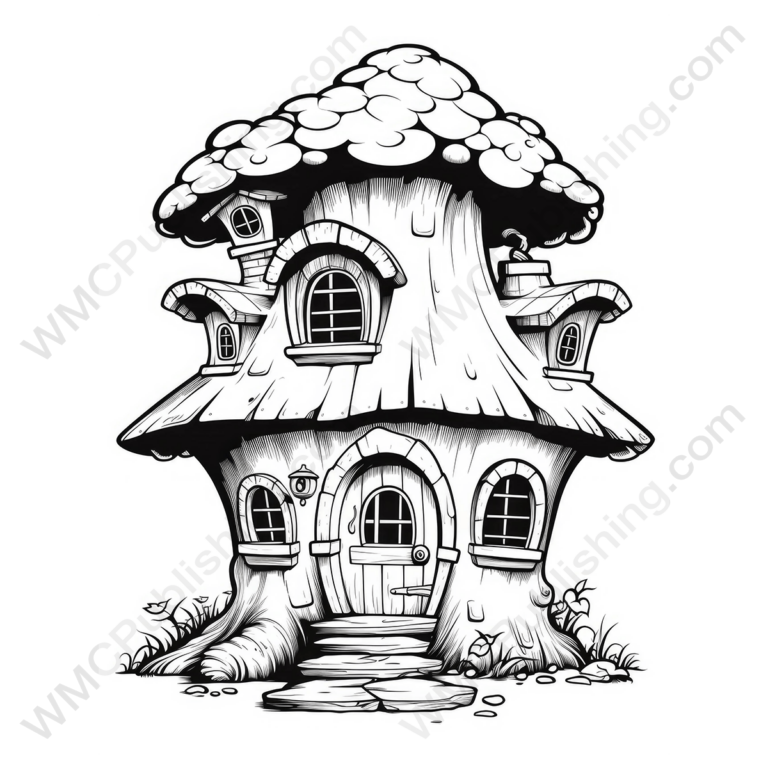 Fairytale Mushroom House Set 3