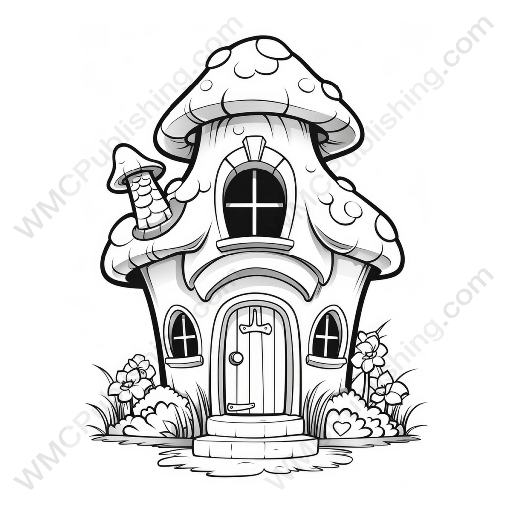 Fairytale Mushroom House Set 3