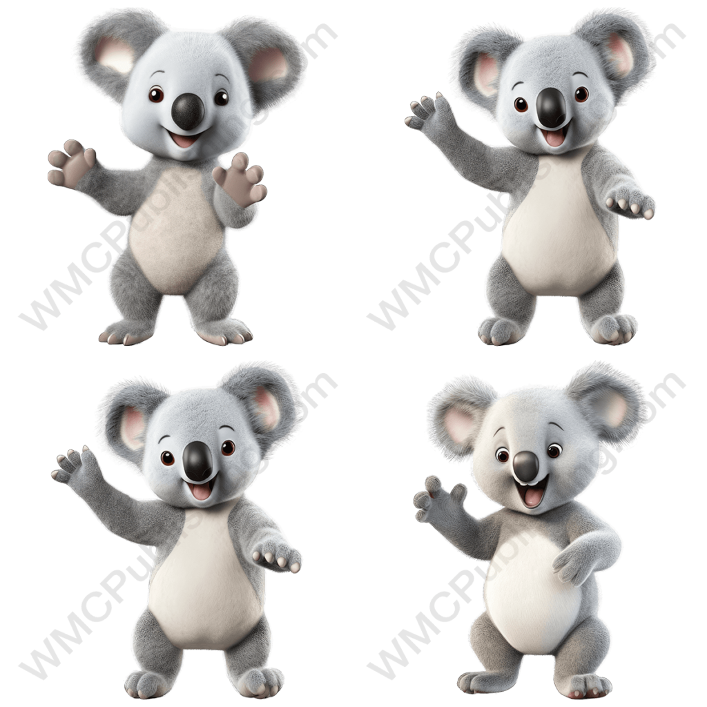 Happy Koala Character Set