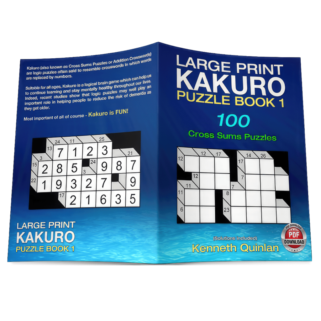 Large Print Kakuro Puzzles Book 1