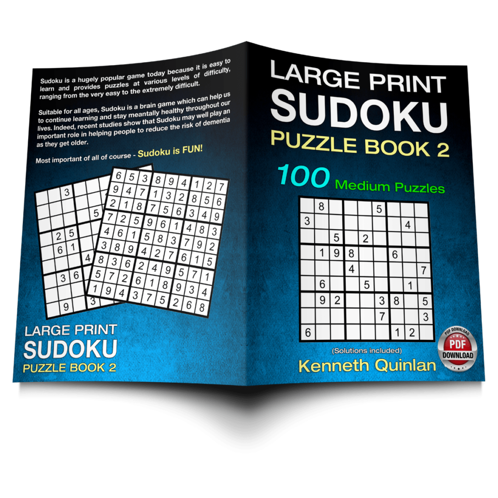 Large Print Sudoku Puzzles Book 2