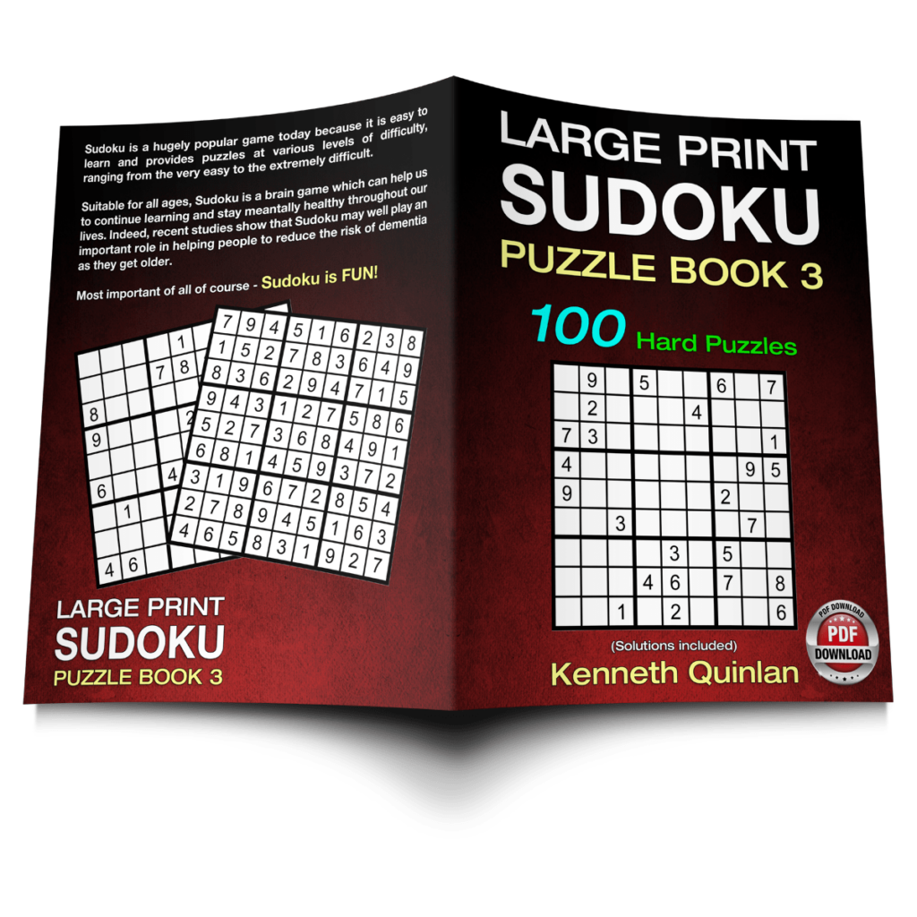 Large Print Sudoku Puzzles Book 3