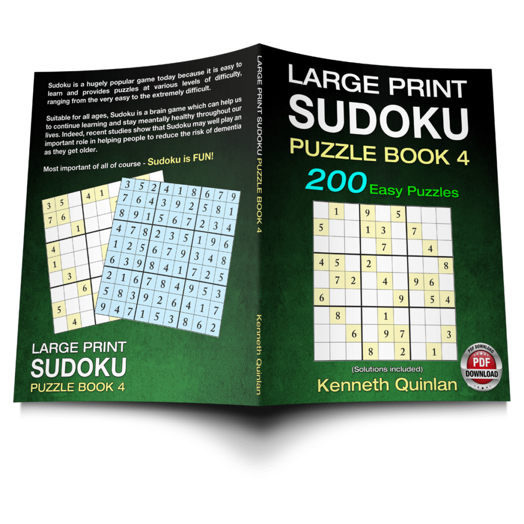 Large Print Sudoku Puzzles Book 4