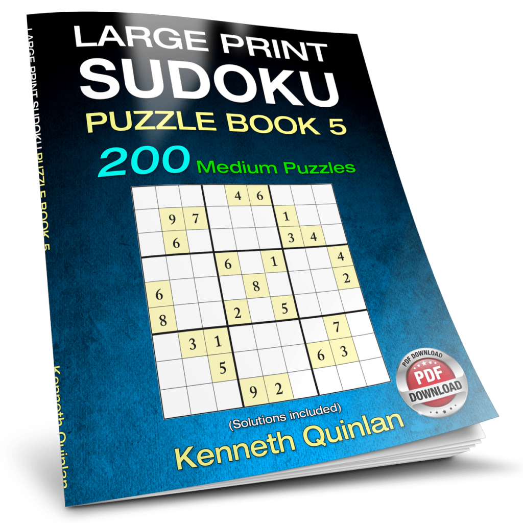 Large Print Sudoku Puzzles Book 5