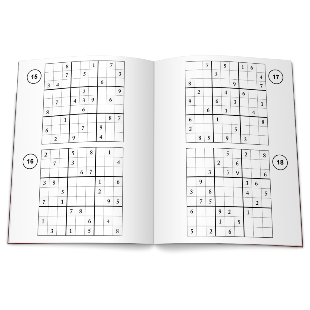 Large Print Sudoku Puzzles Book 6