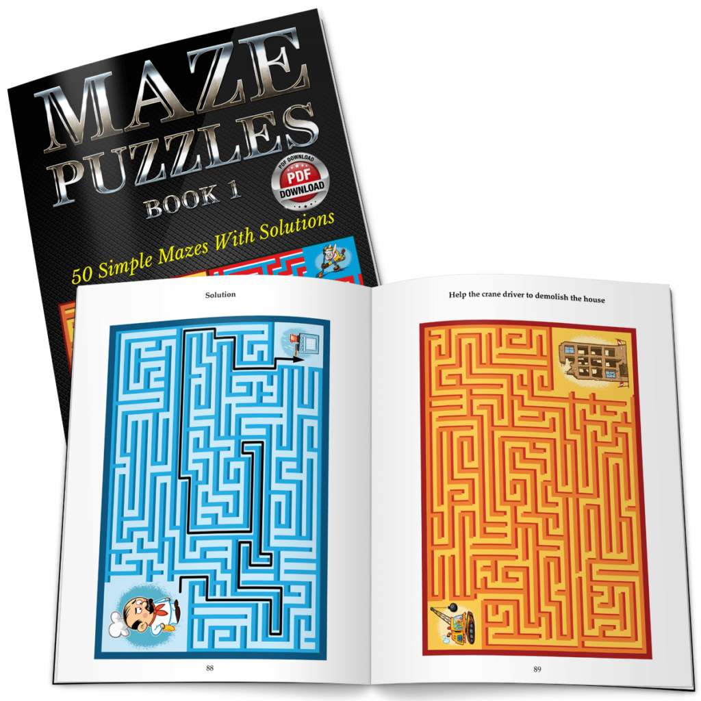 Maze Puzzles Book 1