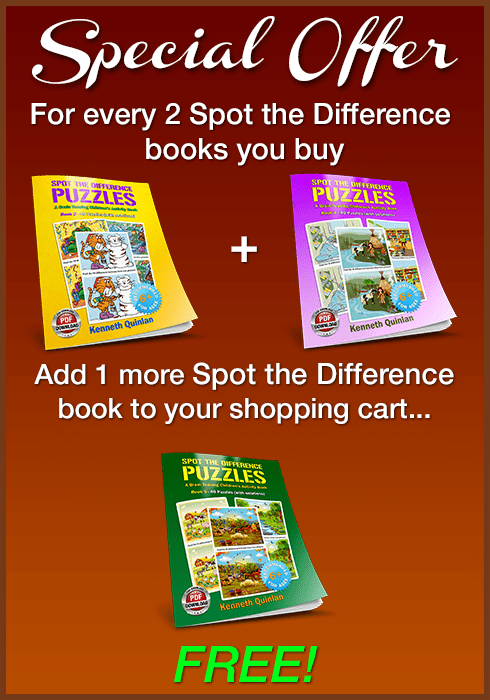 Spot the Difference Books Special Offer