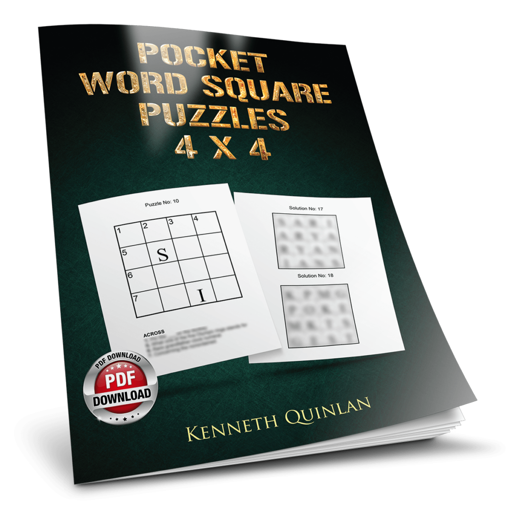 Word Square Puzzles 4 x 4