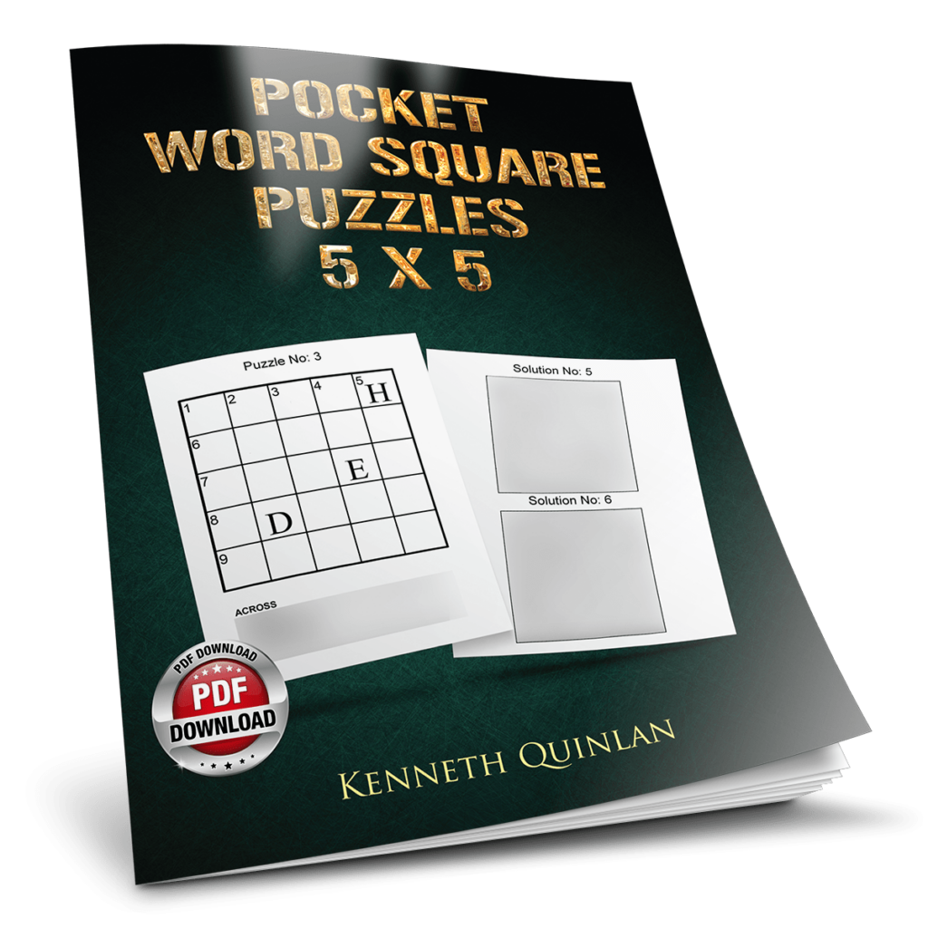 Word Square Puzzles 5 x 5