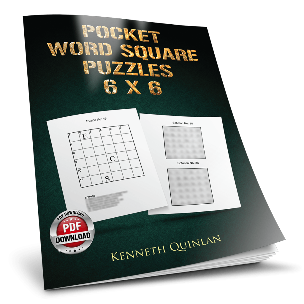 Word Square Puzzles 6 x 6