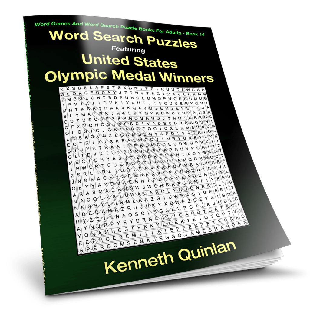 Word Search Puzzles Featuring United States Olympic Medal Winners