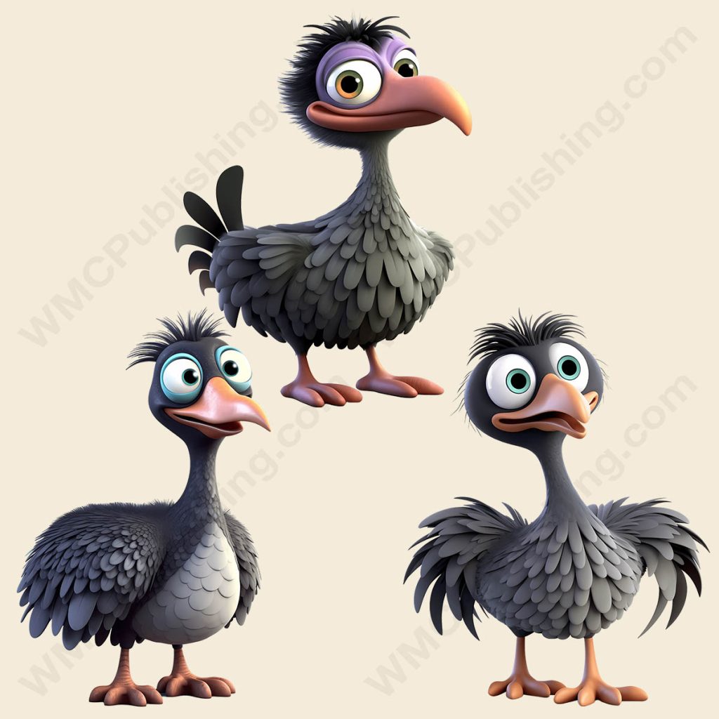 Cartoon Emu