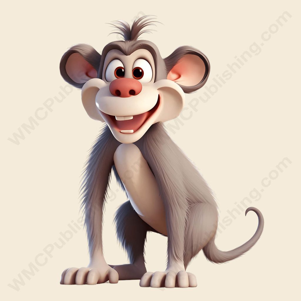 Cartoon Macaque